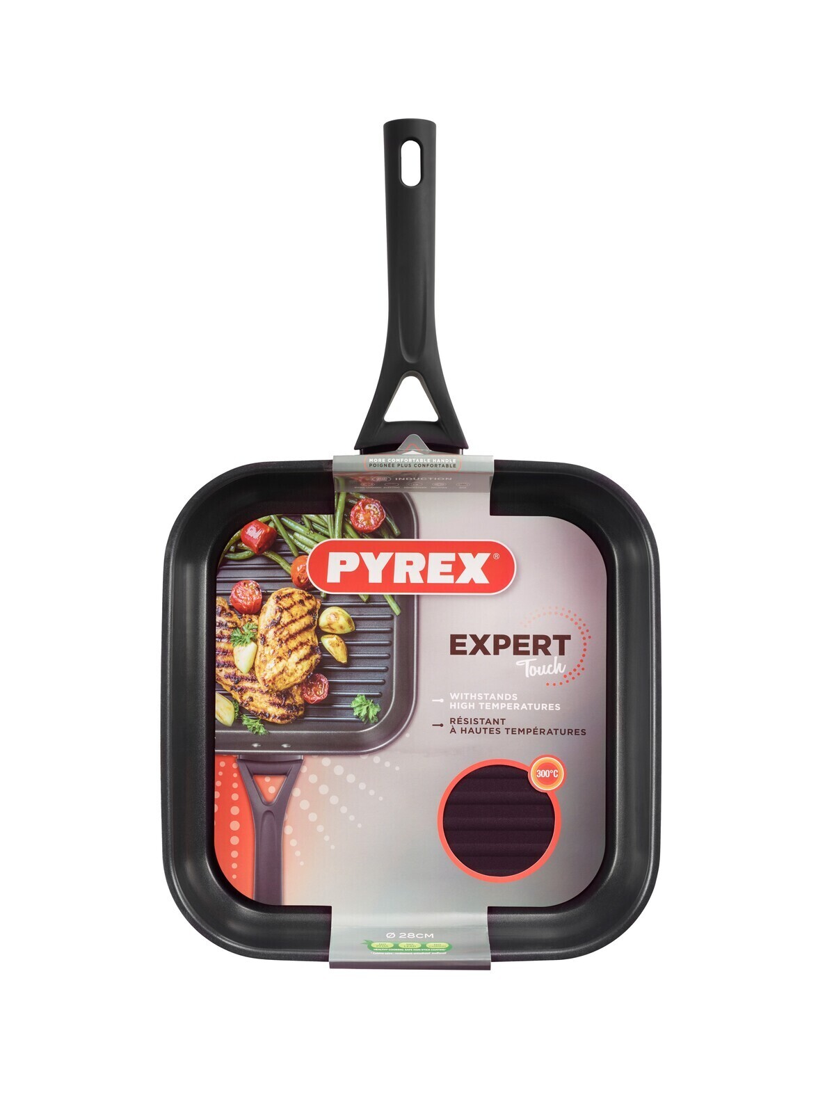 Сковорода Grill PYREX EXPERT Touch 28 см - Зображення 2