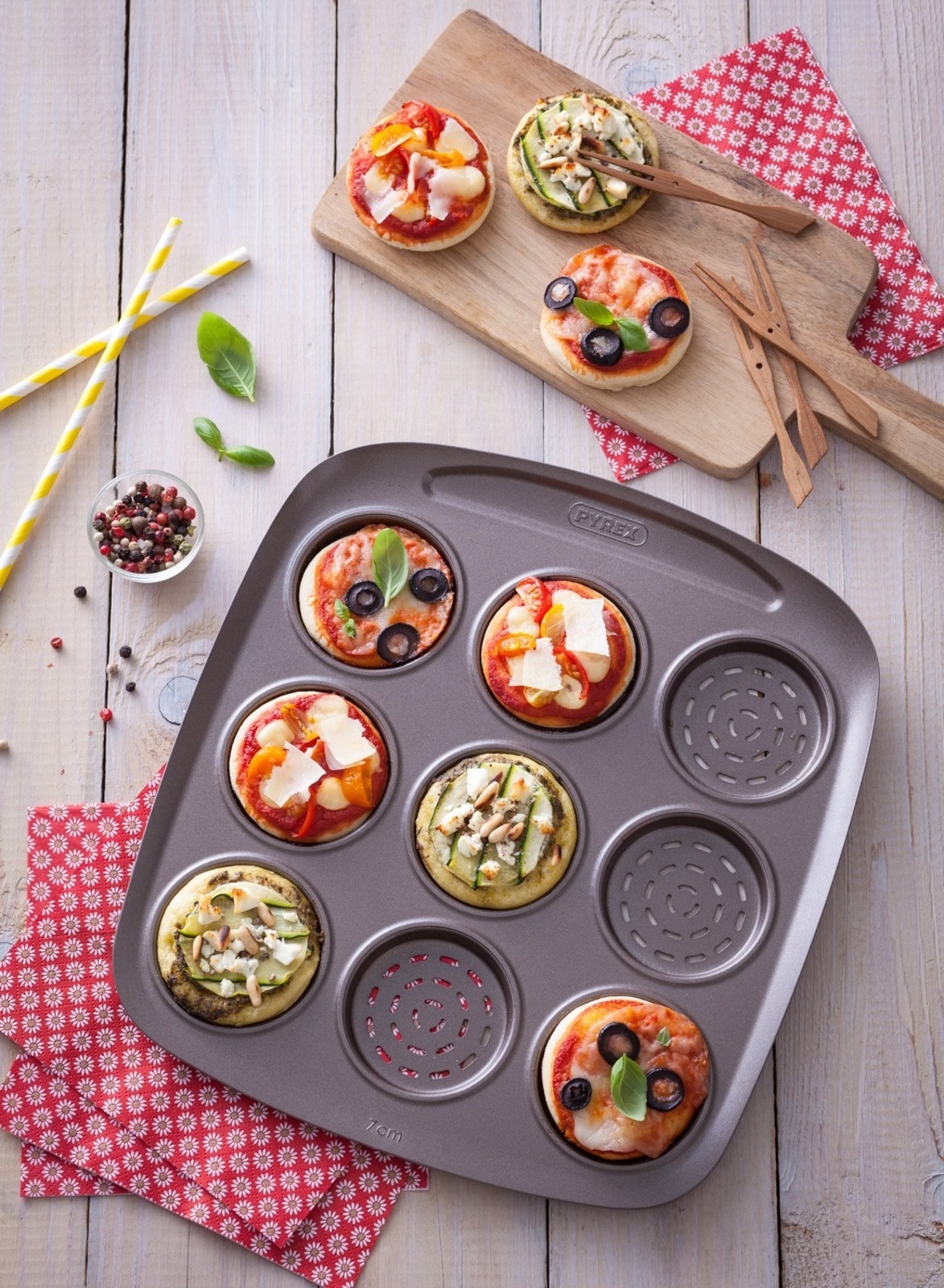 Форма PYREX ASIMETRIA, 9 шт. 6.5 см. - Зображення 4