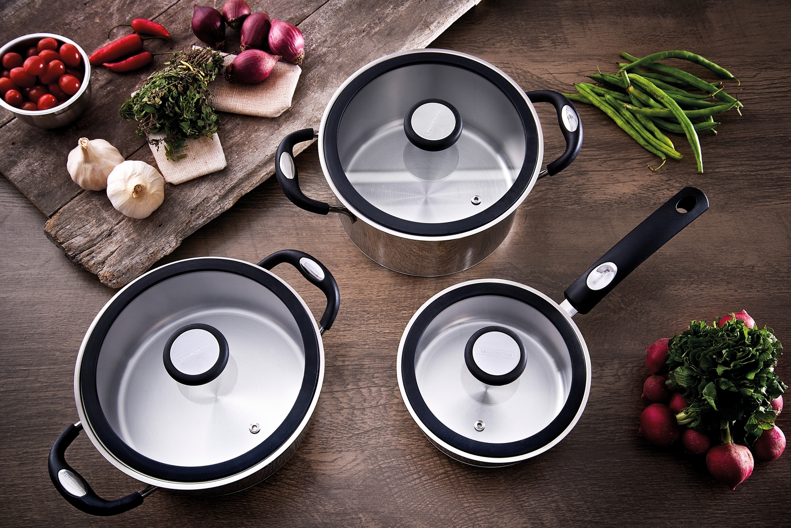 Ківш Tramontina Solar silicone (1.4 л) 16 см - Зображення 2