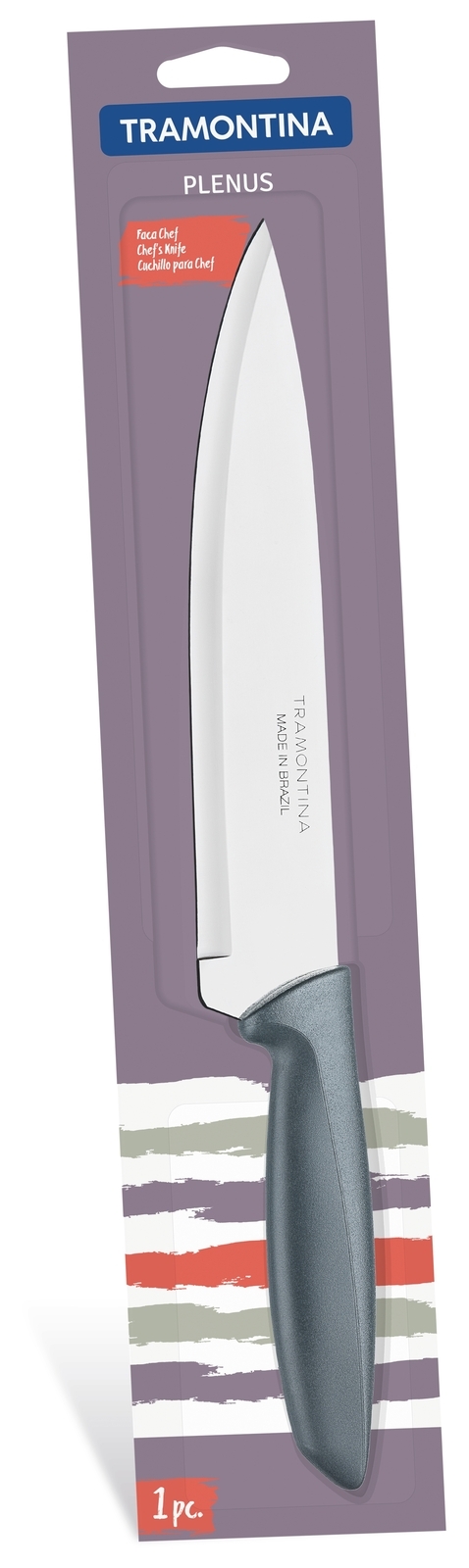 Ніж Chef Tramontina Plenus grey, 203 мм - Зображення 2