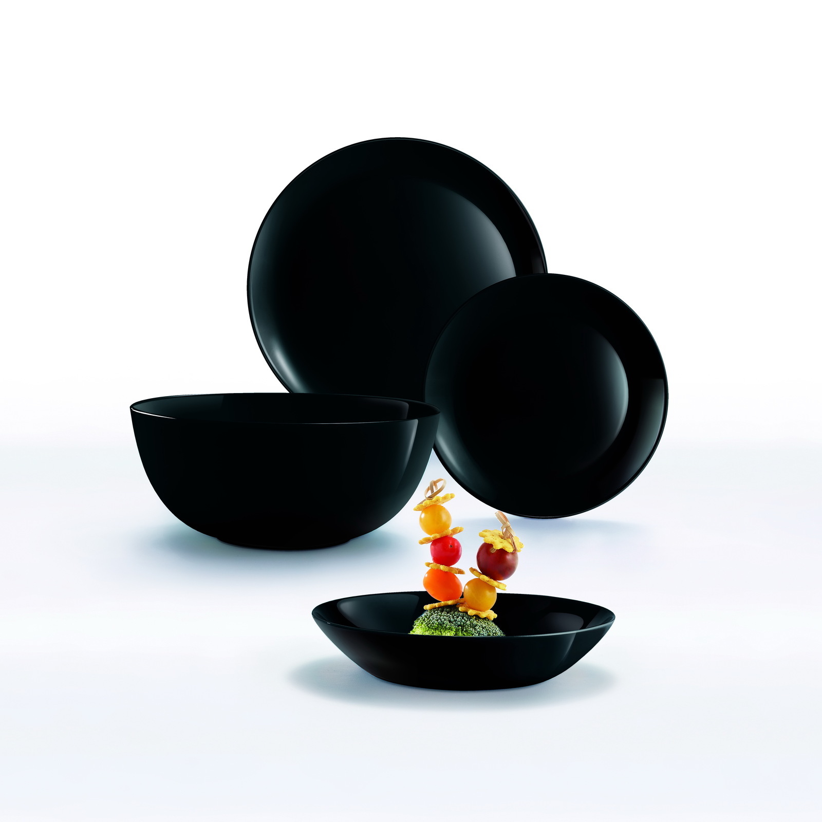 Тарілка обідня LUMINARC DIWALI BLACK - Зображення 2