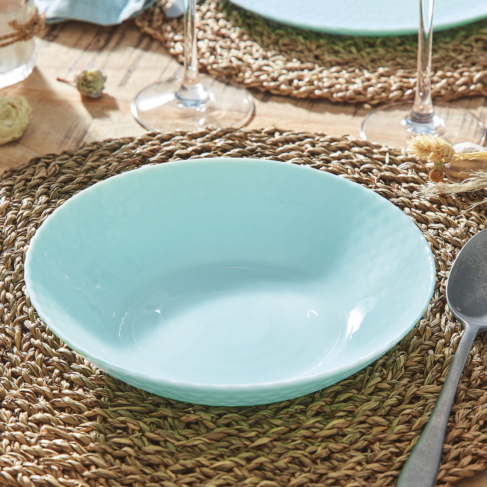 Тарілка супова Luminarc Pampille Light Turquoise 20 см - Зображення 2
