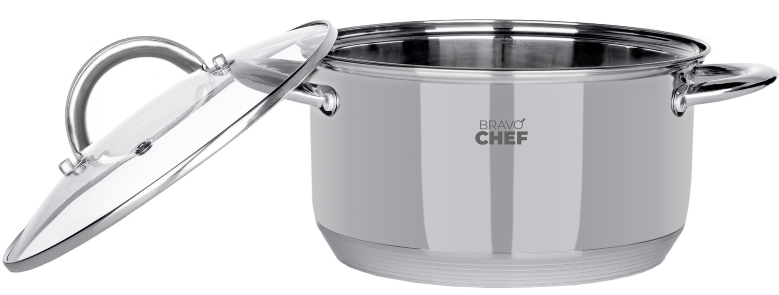 Каструля Bravo Chef 20 см (3.6 л) з кришкою - Зображення 3