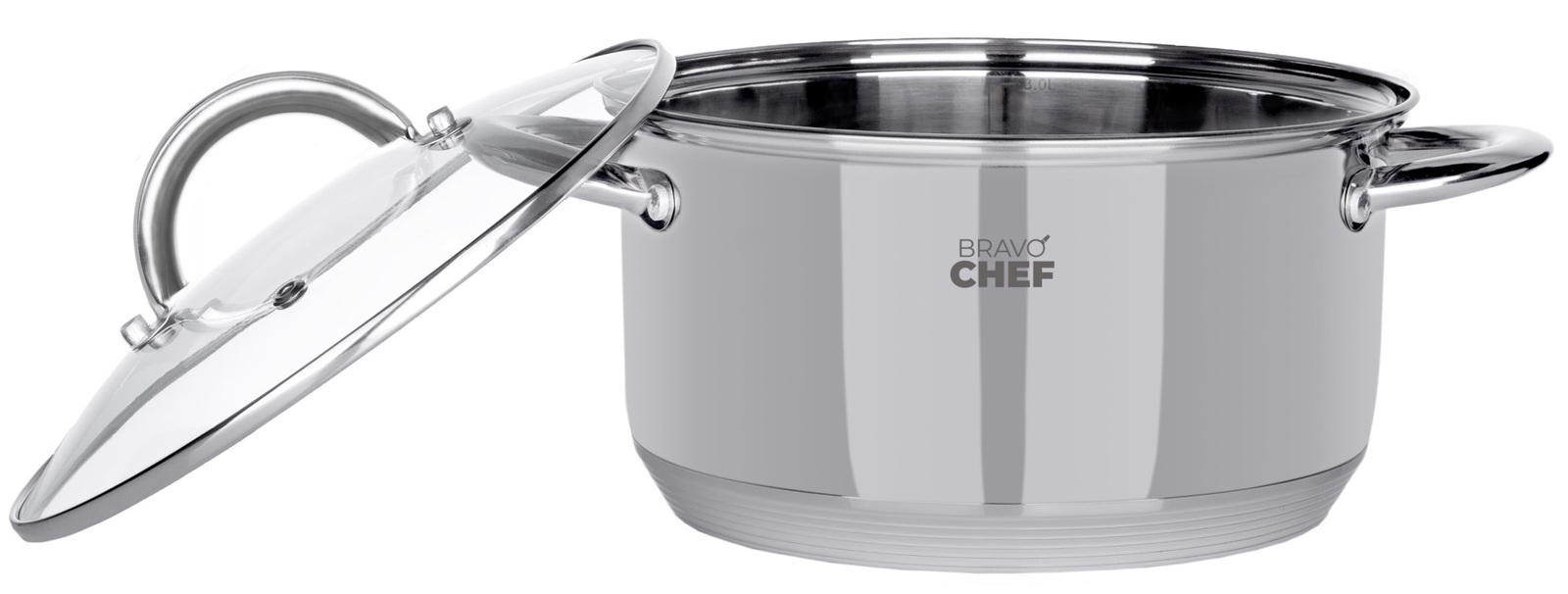 Каструля Bravo Chef 22 см (4.35 л) з кришкою - Зображення 5
