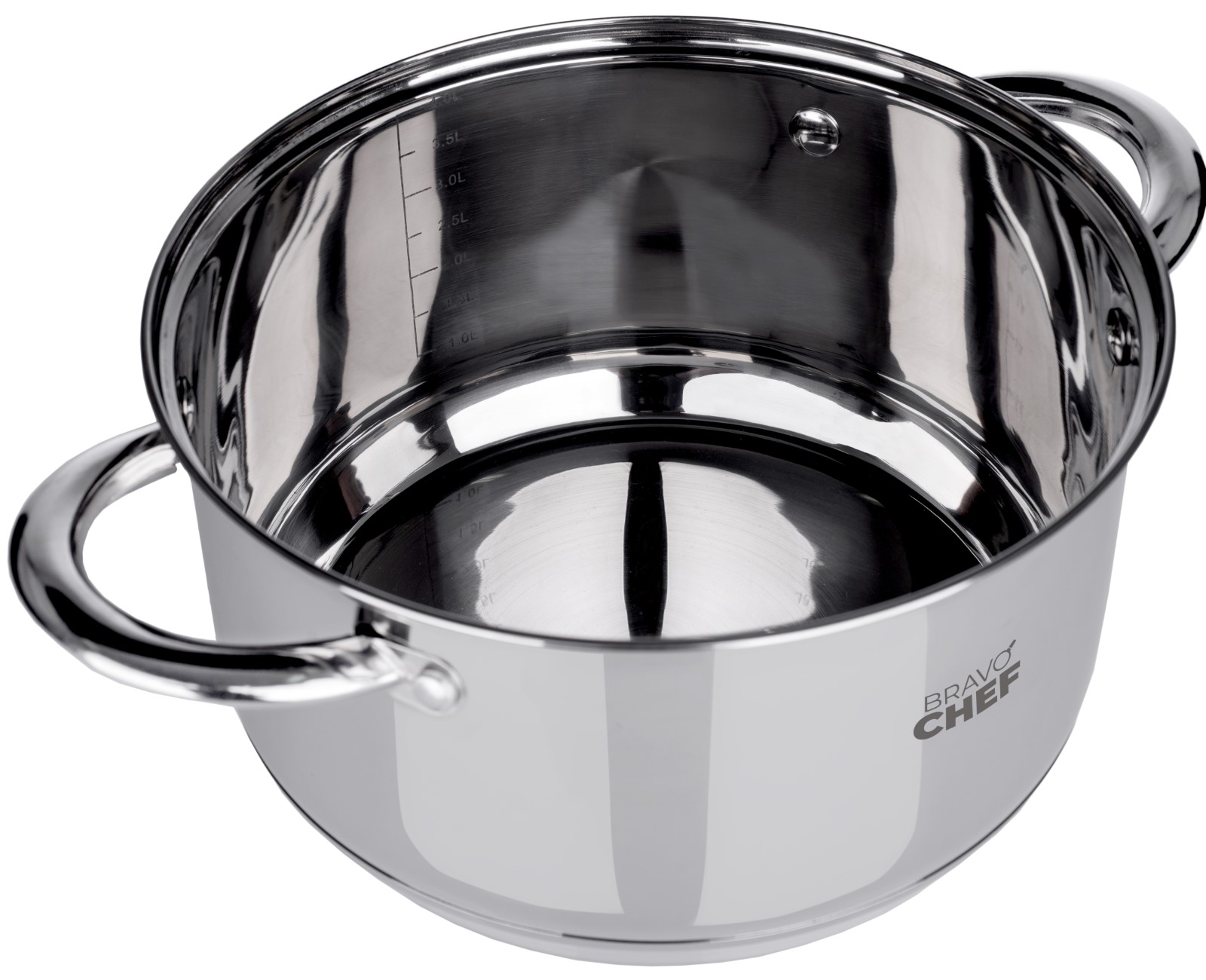 Каструля Bravo Chef 22 см (4.35 л) з кришкою - Зображення 2
