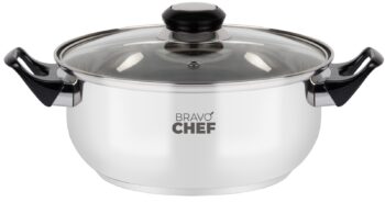 Каструля Bravo Chef 18 см (1.6 л) з бакелітовими ручками