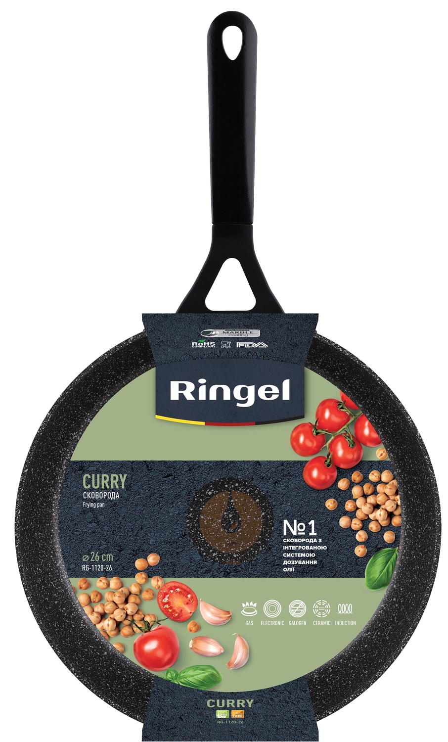 Сковорода RINGEL Curry 26 см - Зображення 3