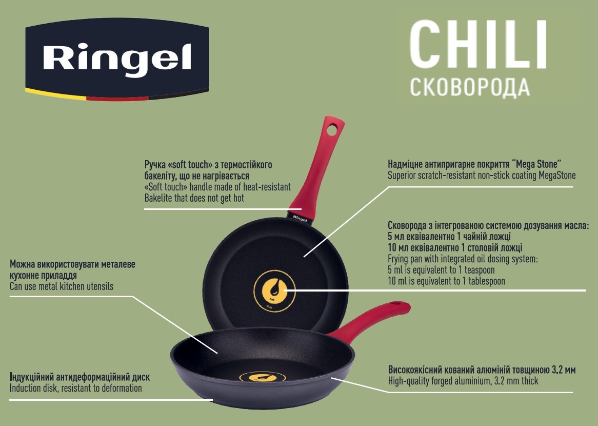 Сковорода RINGEL Chili 28 см - Зображення 5