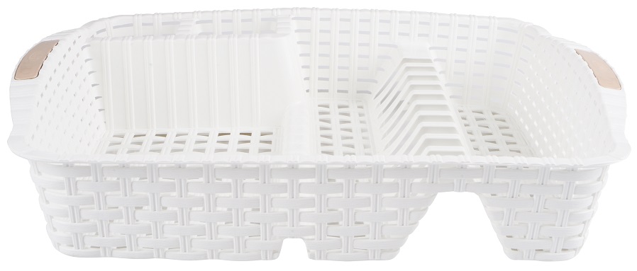 Сушка для посуду Violet House 0757 Ротанг WHITE 48х37.5х9 см - Зображення 3