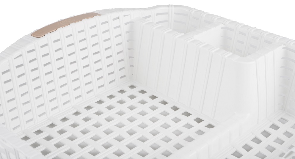 Сушка для посуду Violet House 0757 Ротанг WHITE 48х37.5х9 см - Зображення 2