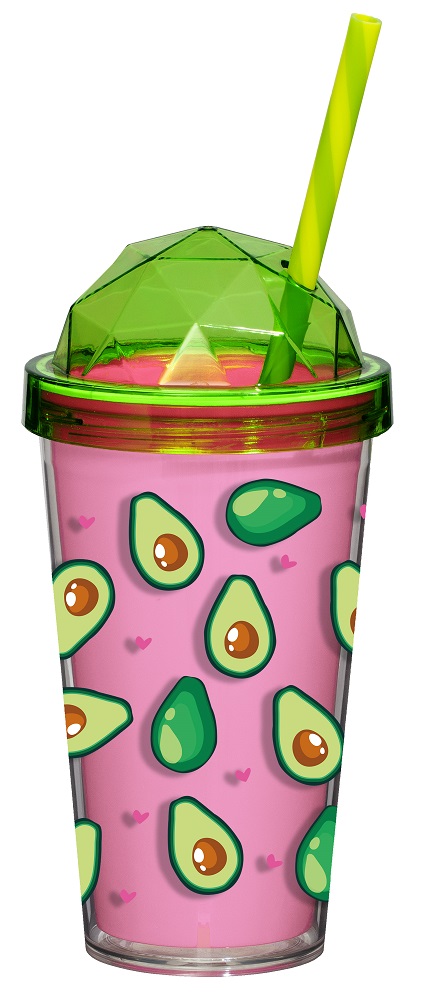 Склянка з трубочкою Herevin Avocado 0.54 л (161349-001)