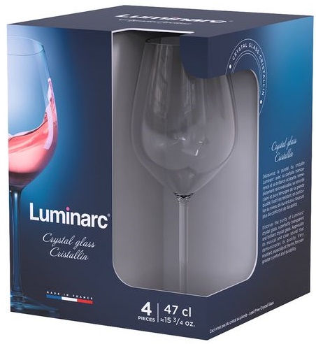 Набір келихів Luminarc Menades, 4х470 мл - Зображення 4