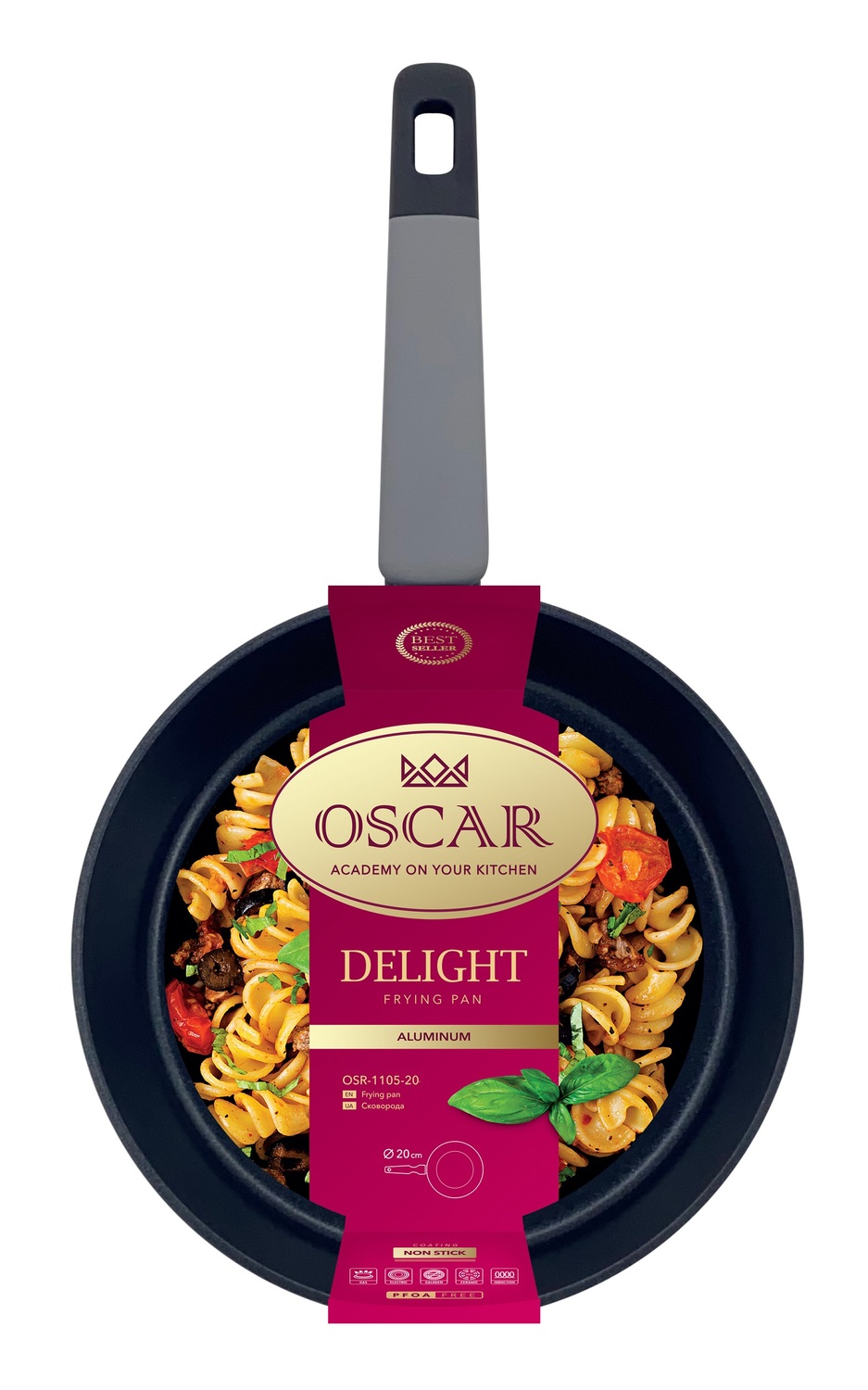 Сковорода Oscar Delight, 20 см - Зображення 4