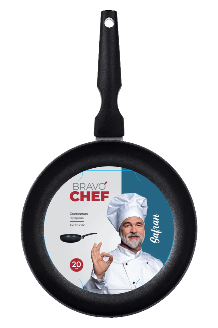Сковорода BRAVO CHEF Safran 20 см б/кришки - Зображення 3