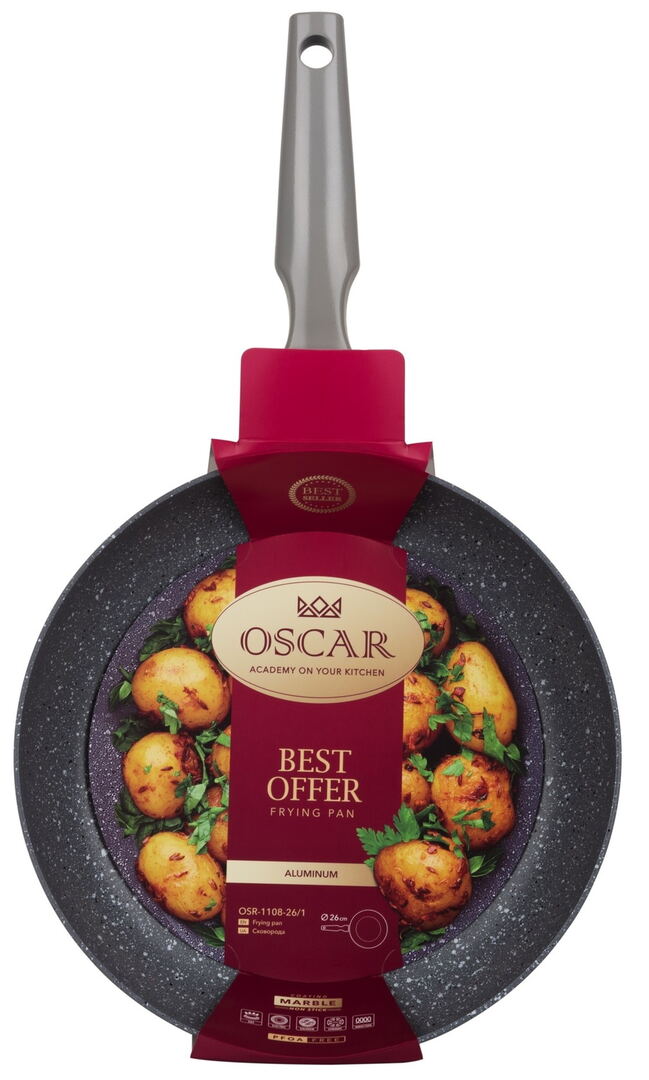 Сковорода Oscar Best Offer 26 см - Зображення 4