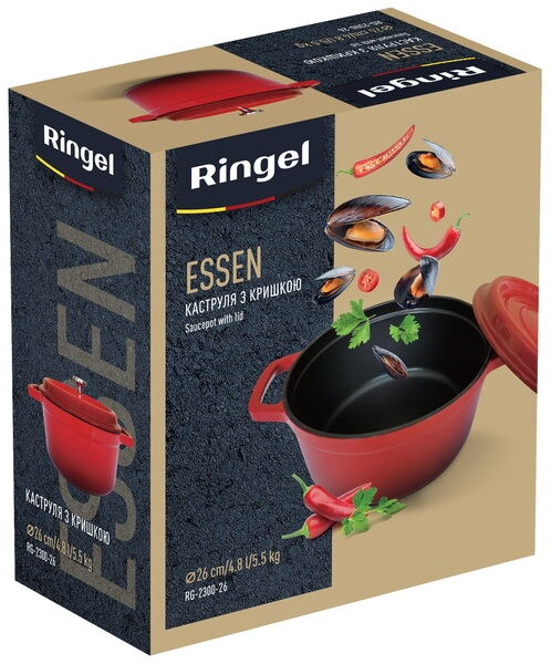 Каструля RINGEL Essen (4.8 л) 26 см - Зображення 2