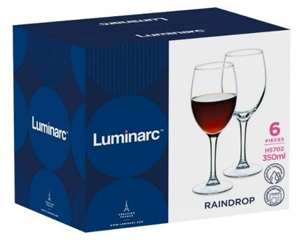Набір келихів Luminarc Raindrop, 6х450 мл (Q5488) - Зображення 2