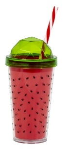 Склянка з трубочкою Herevin Watermelon 0.54 л (161349-010)