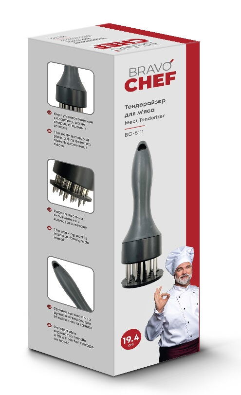 Тендерайзер для м’яса Bravo Chef - Зображення 2