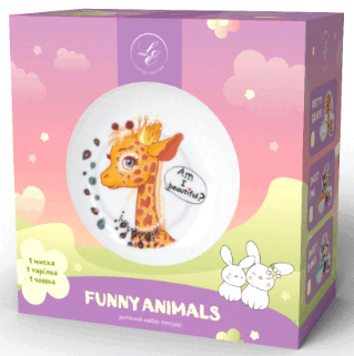 Дитячий набір LIMITED EDITION PRETTY GIRAFFE, 3 предмета - Зображення 7