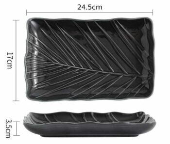 Блюдо Limited Edition Leaf Black