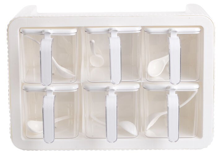 Набір спецівниць Violet House 0438 Spice White, 6 шт