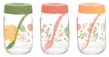 Спецівниця Herevin Decorated Spice Jar Set MIX, 0.370 л (131507-157)
