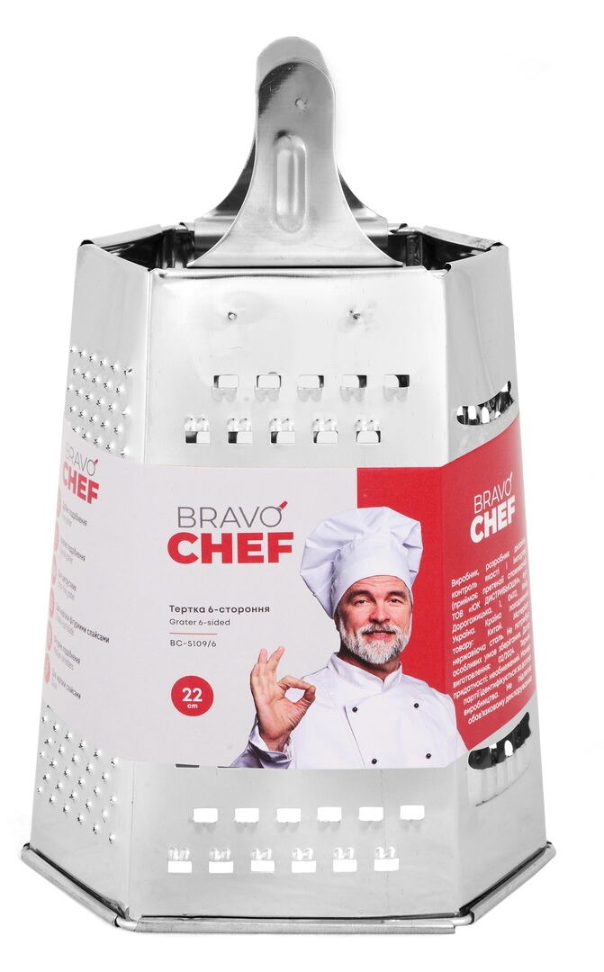 Терка 6-ти стороння Bravo Chef - Зображення 6
