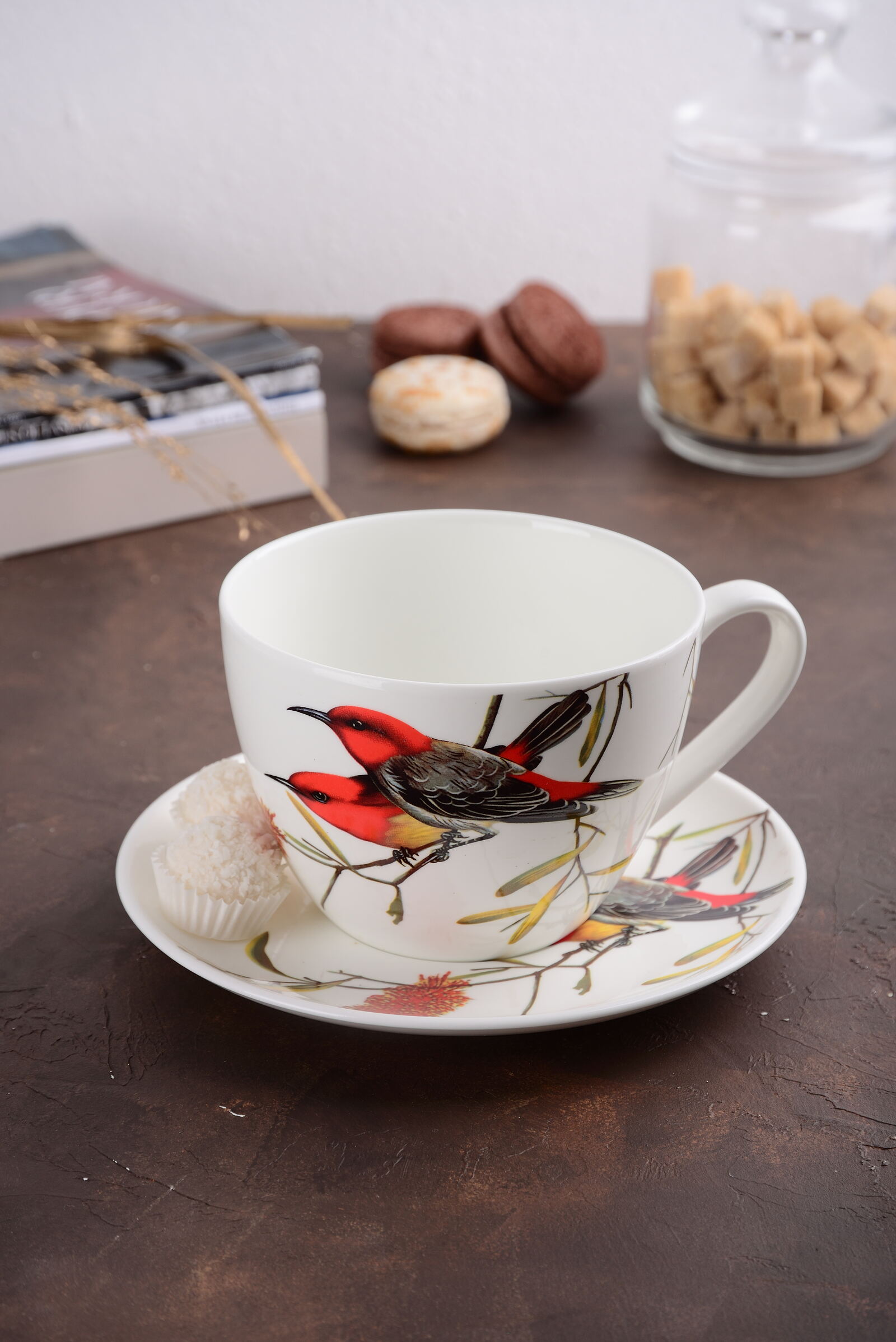 Чашка з блюдцем Limited Edition Bird, 2 предмети - Зображення 3