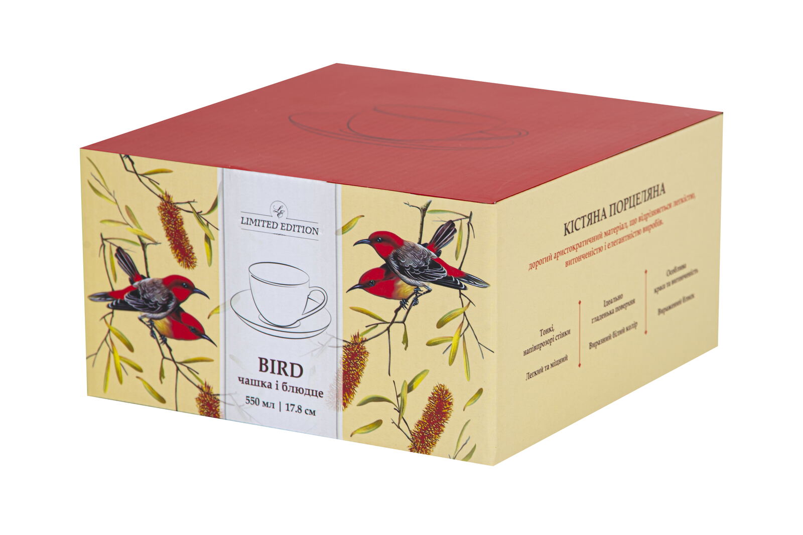 Чашка з блюдцем Limited Edition Bird, 2 предмети - Зображення 8