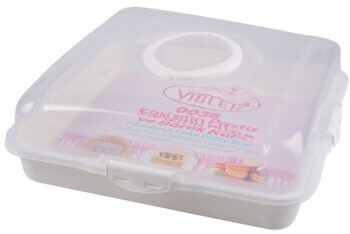 Тортівниця Violet House 0036 Каризма White 13х38х38 см