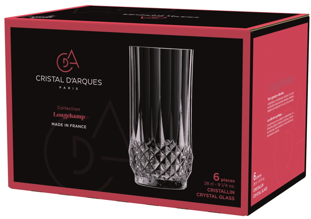 Набір склянок Cristal d'Arques Paris Longchamp - Зображення 8