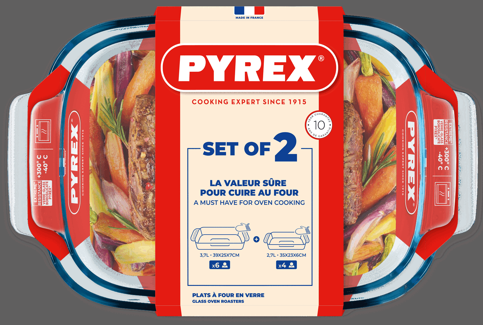 Набір форм для запікання Pyrex Classic, 2 предмети - Зображення 7