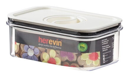 Контейнер HEREVIN Canister-Vacuum Lid-White-Black 0.6 л (161174-000) - Зображення 2