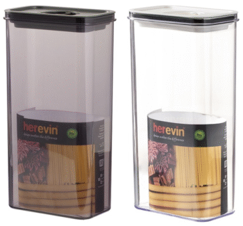 Контейнер HEREVIN Canister-Vacuum Lid-White-Black 3 л (161194-000)