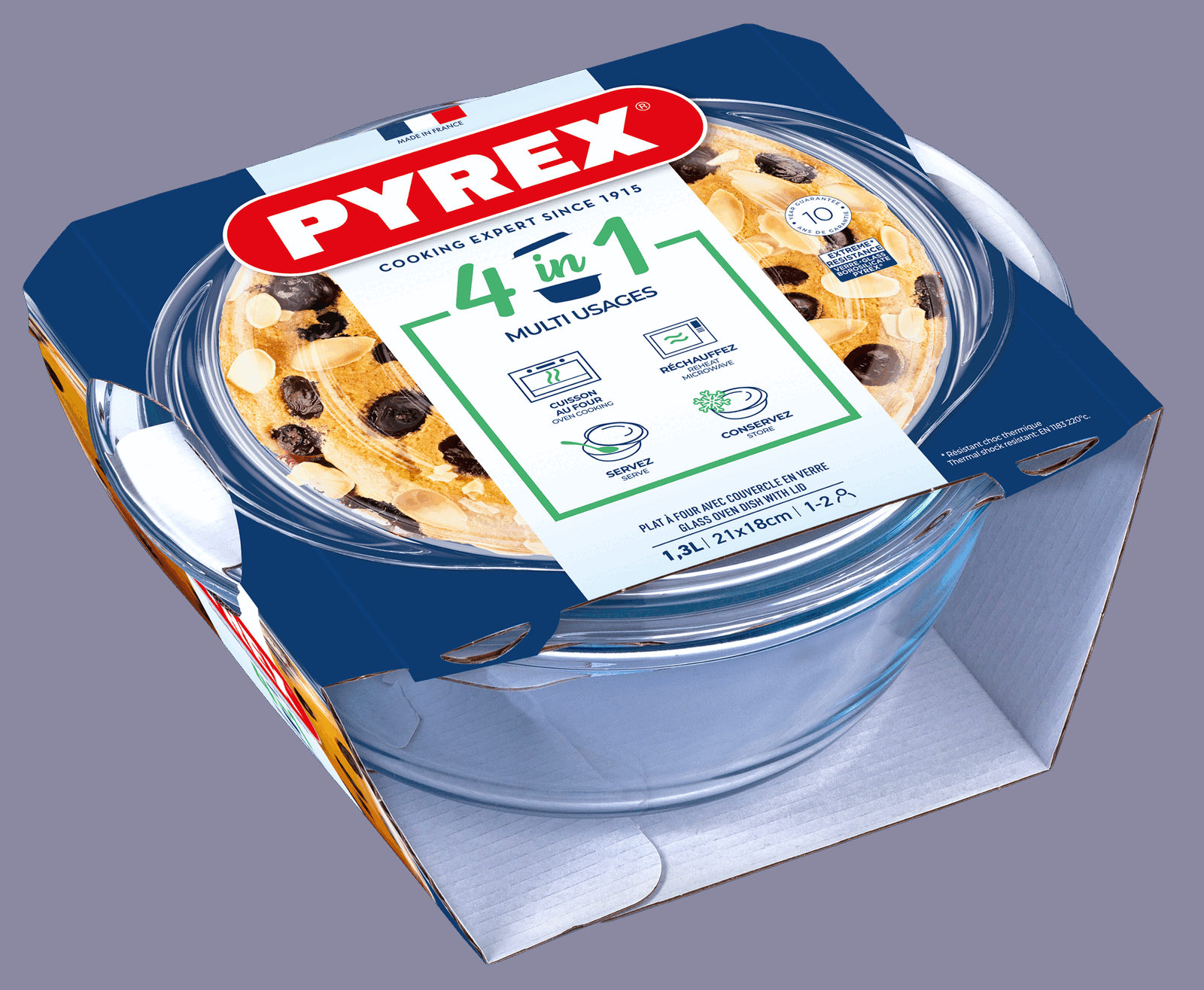 Каструля з кришкою Pyrex, 1.3 л - Зображення 4