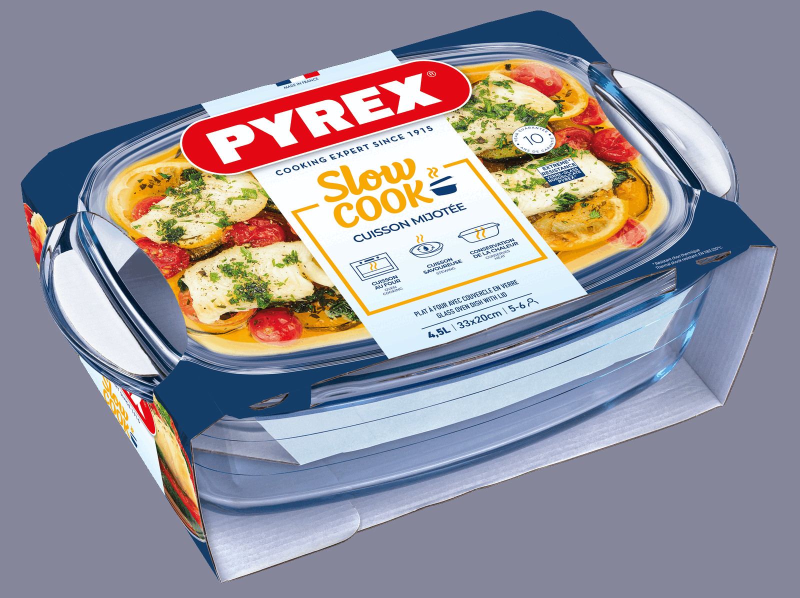 Каструля з кришкою Pyrex, 4.5 л - Зображення 3