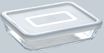 Форма з кришкою Pyrex Cook&Freez, 22х17х6 см