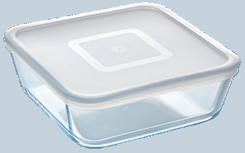Форма з кришкою Pyrex Cook&Freez, 20х20х7 см