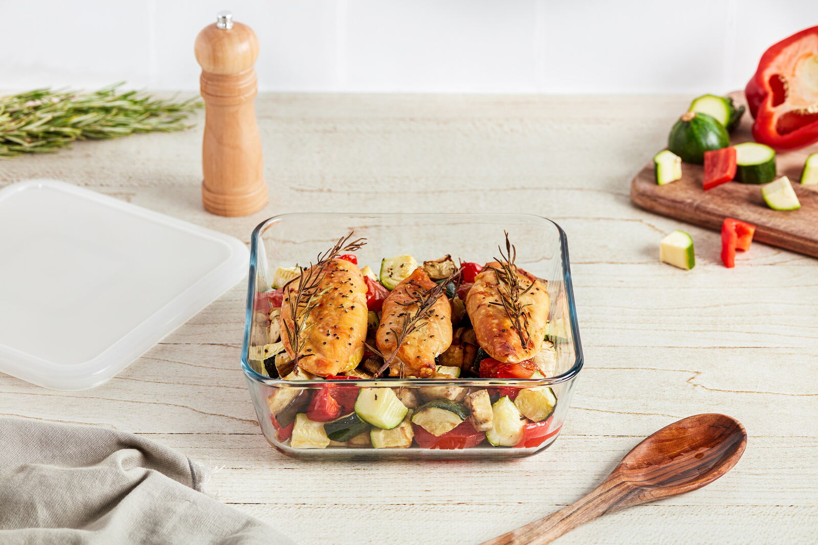 Форма з кришкою Pyrex Cook&Freez, 20х20х7 см - Зображення 4