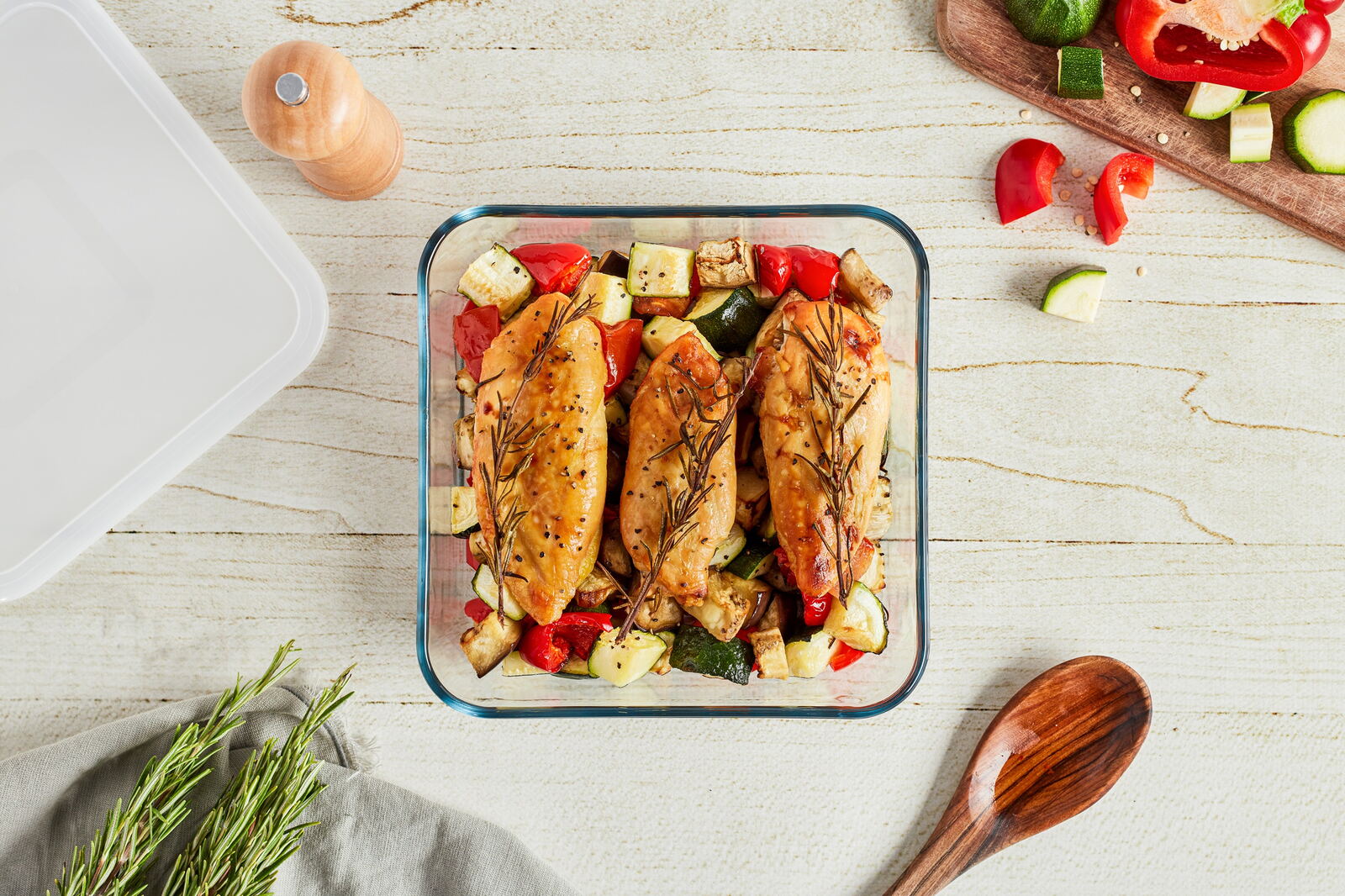 Форма з кришкою Pyrex Cook&Freez, 20х20х7 см - Зображення 7