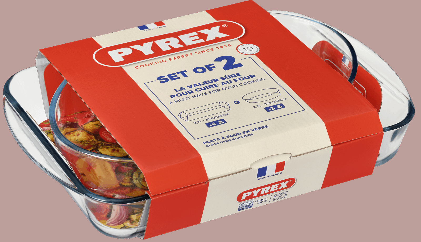 Набір форм для запікання Pyrex, 2 предмети