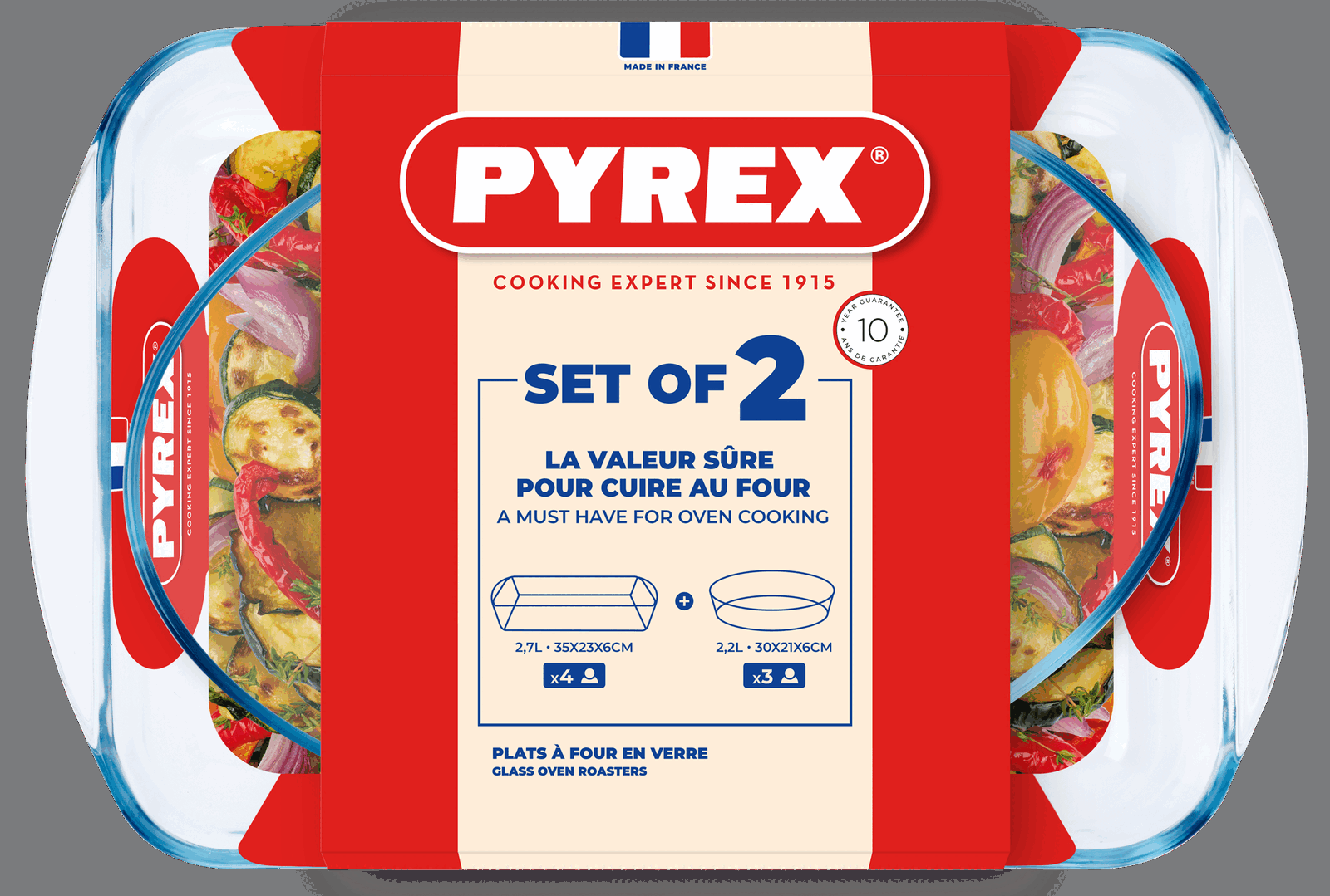 Набір форм для запікання Pyrex, 2 предмети - Зображення 4