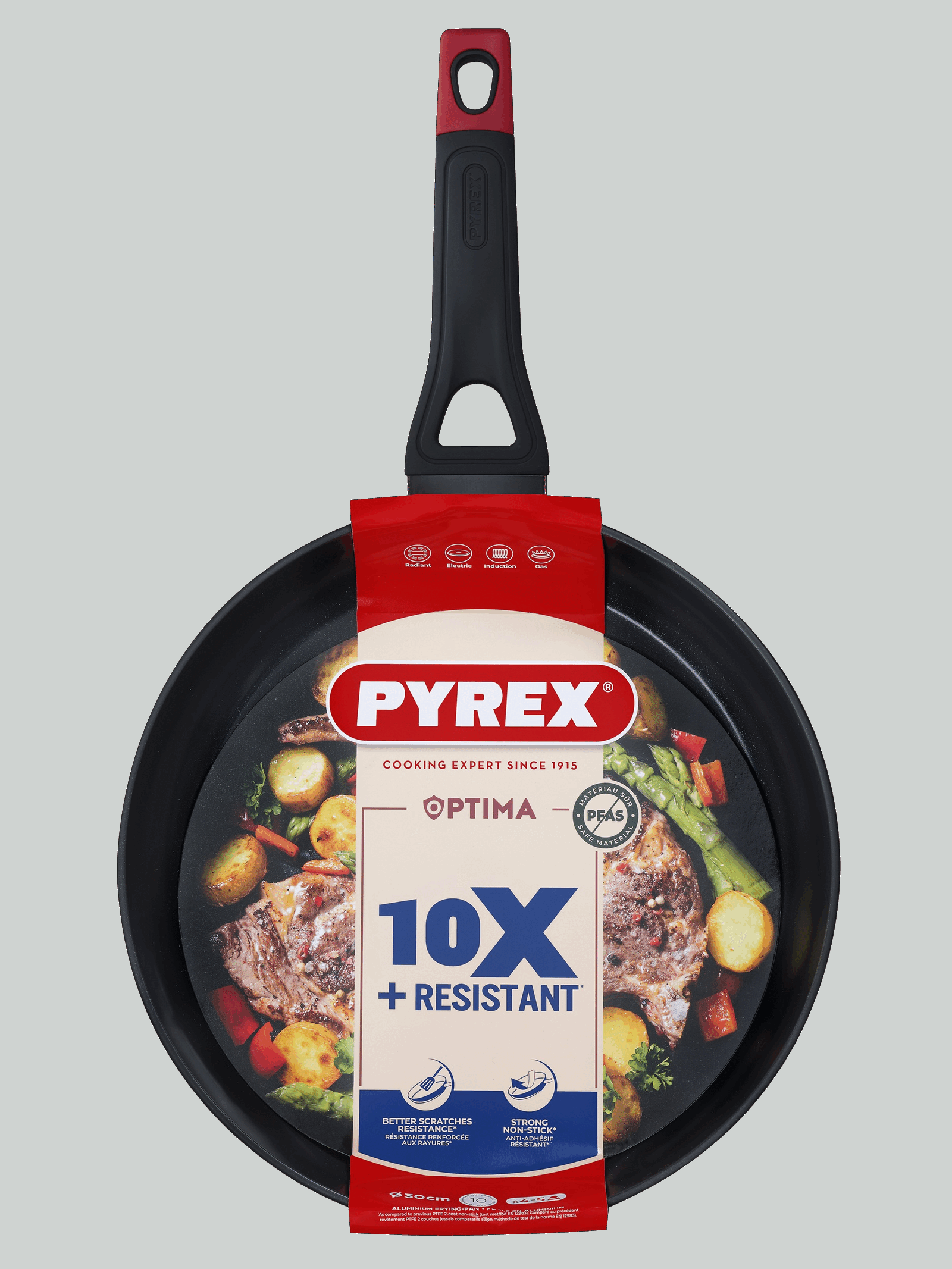 Сковорода Pyrex Optima 30 см, класична - Зображення 7