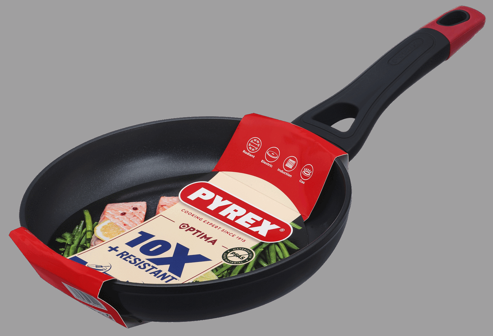 Сковорода Pyrex Optima 22 см, класична - Зображення 2