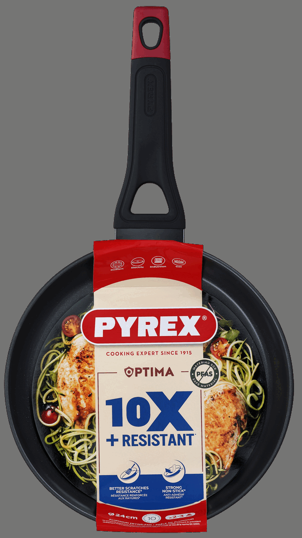 Сковорода Pyrex Optima 24 см, класична - Зображення 4