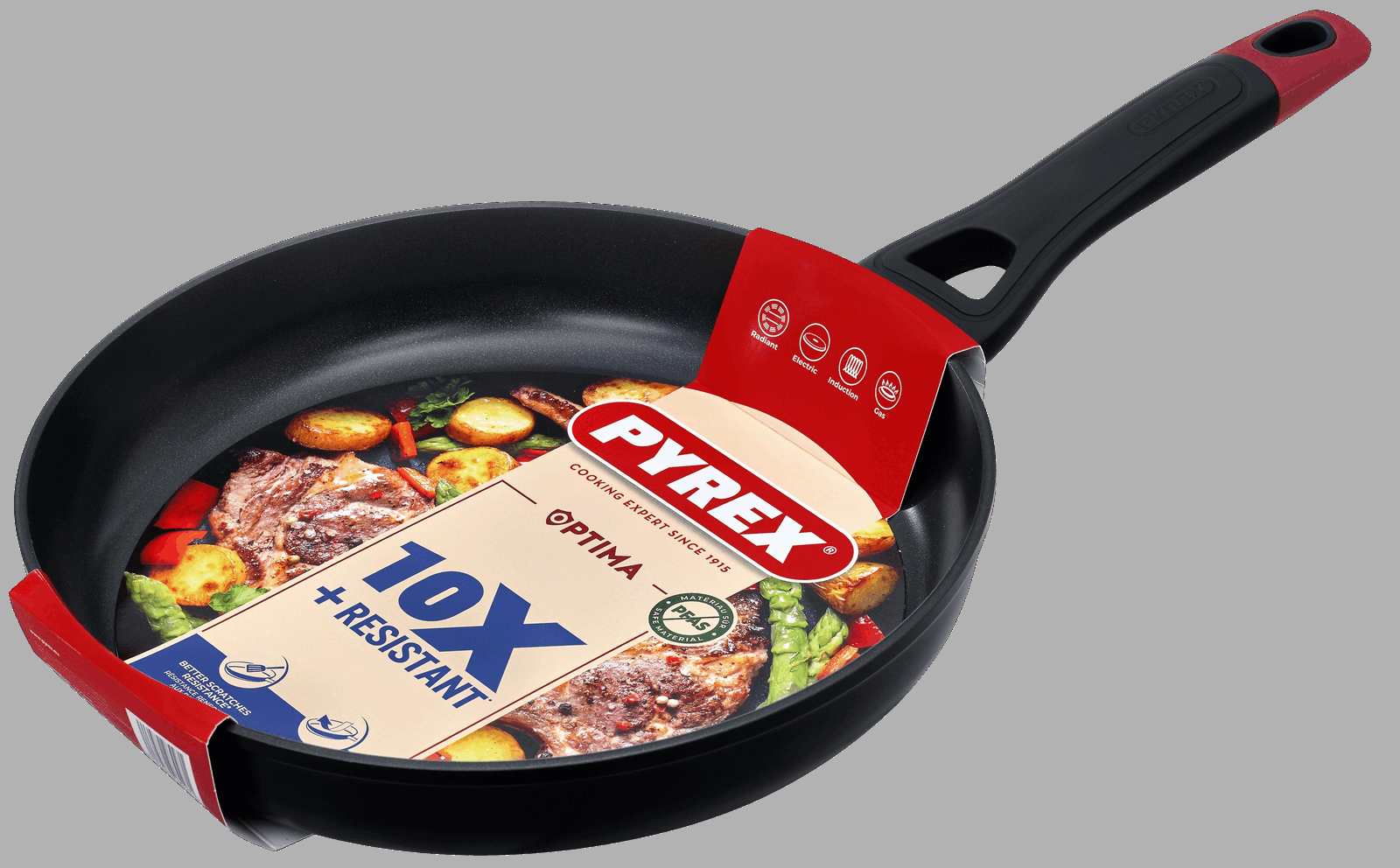 Сковорода Pyrex Optima 28 см, класична - Зображення 8