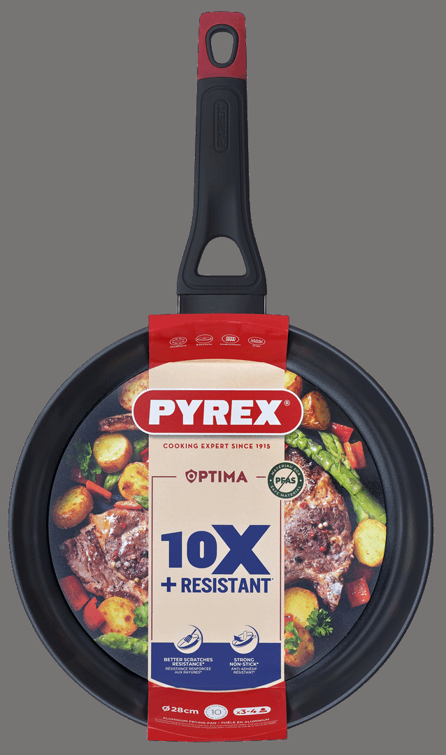 Сковорода Pyrex Optima 28 см, класична - Зображення 5