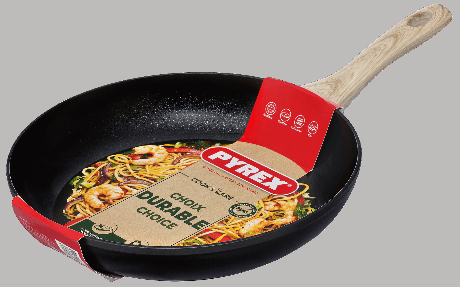Сковорода Pyrex Cook&Care 30 см, класична - Зображення 6