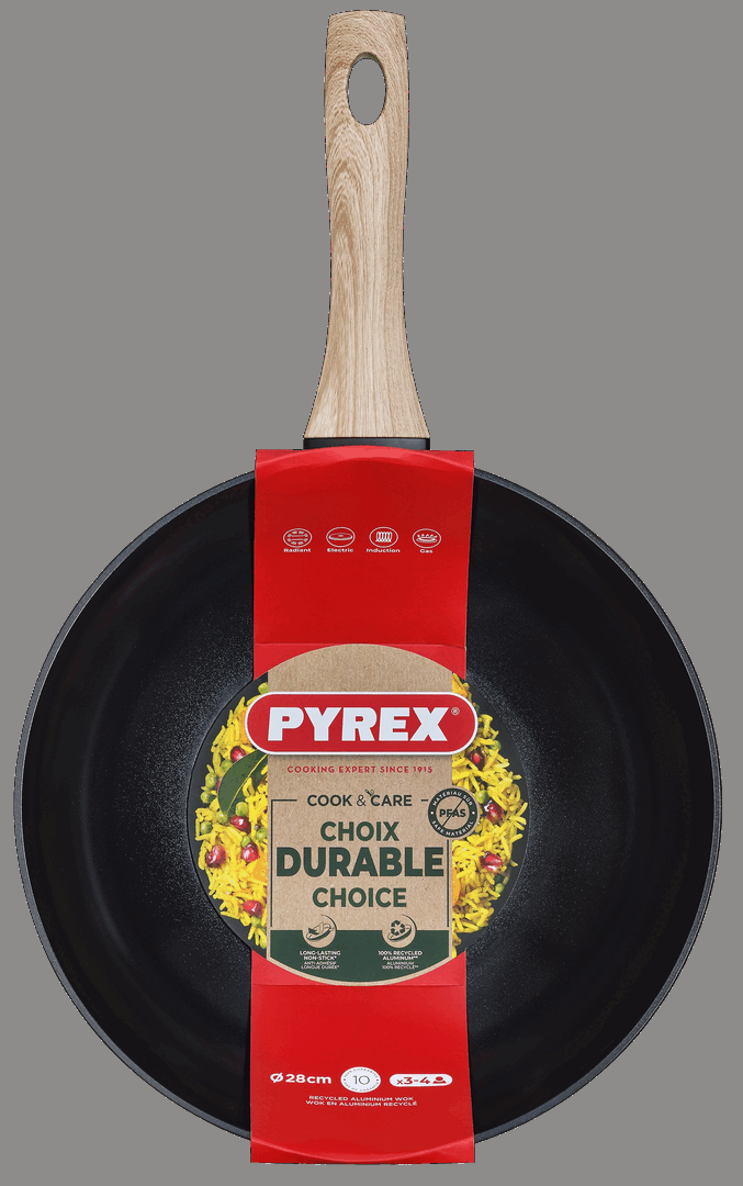Сковорода Pyrex Cook&Care 28 см, WOK - Зображення 2